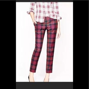 J Crew Plaid Wool Pants
